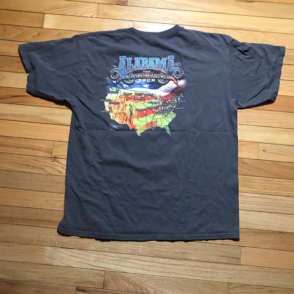 Alabama American Farewell Tour XL T-SHIRT - Picture 3 of 3